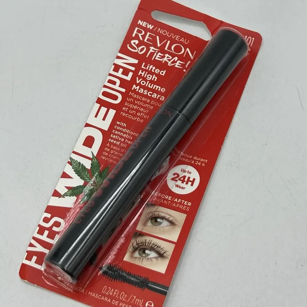 Revlon So Fierce Eyes Wide Open Mascara Condition Cannabis 101 Blackest Black